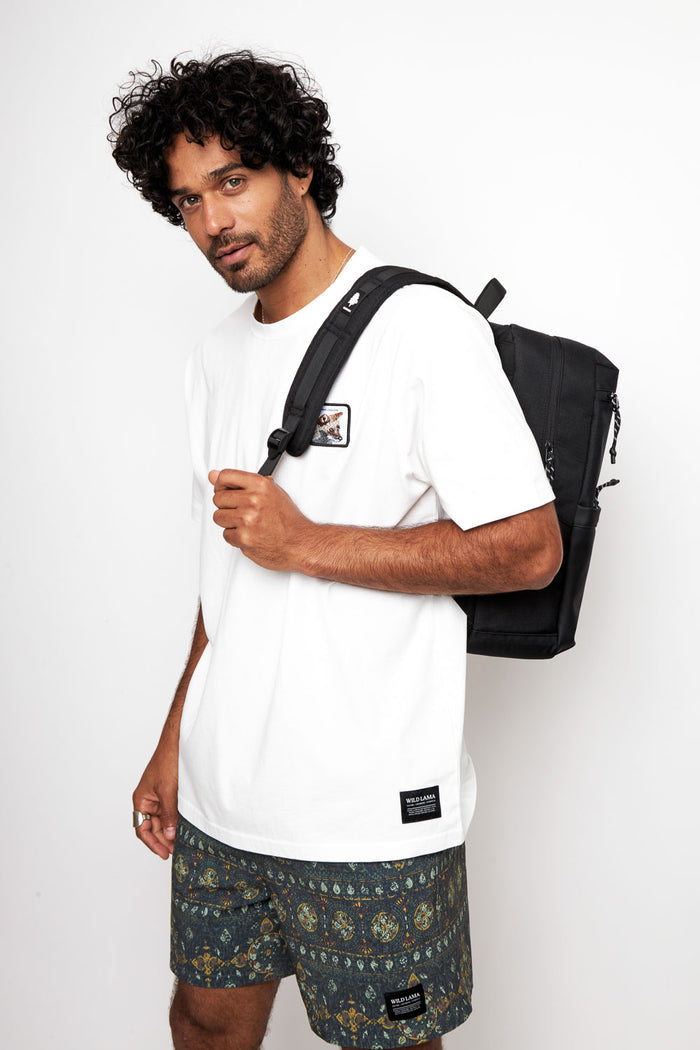 Mochila Nera Reciclada Negra