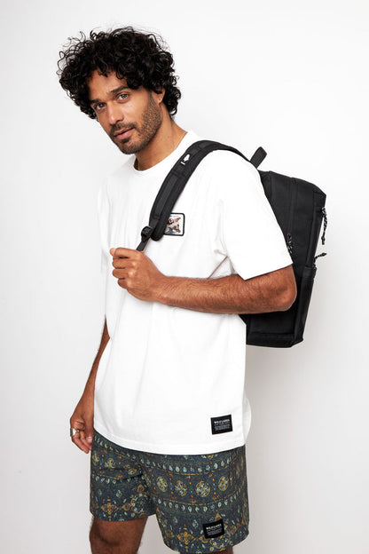 Mochila Nera Reciclada Negra