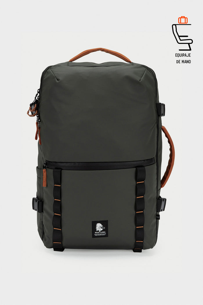 Mochila Travel Baku L Reciclada Verde 44L.