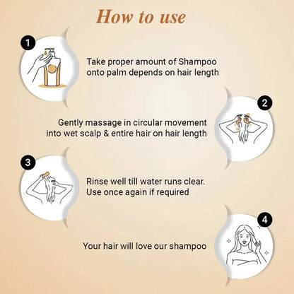 Moisture Boost Shampoo for Dry Dull Frizzy Hair- Makes Hair Shine, Soft, Smooth & Silky with Honey, Milk Protein, Pro -Vitamin B5 for Men & Women - Keya Seth Aromatherapy