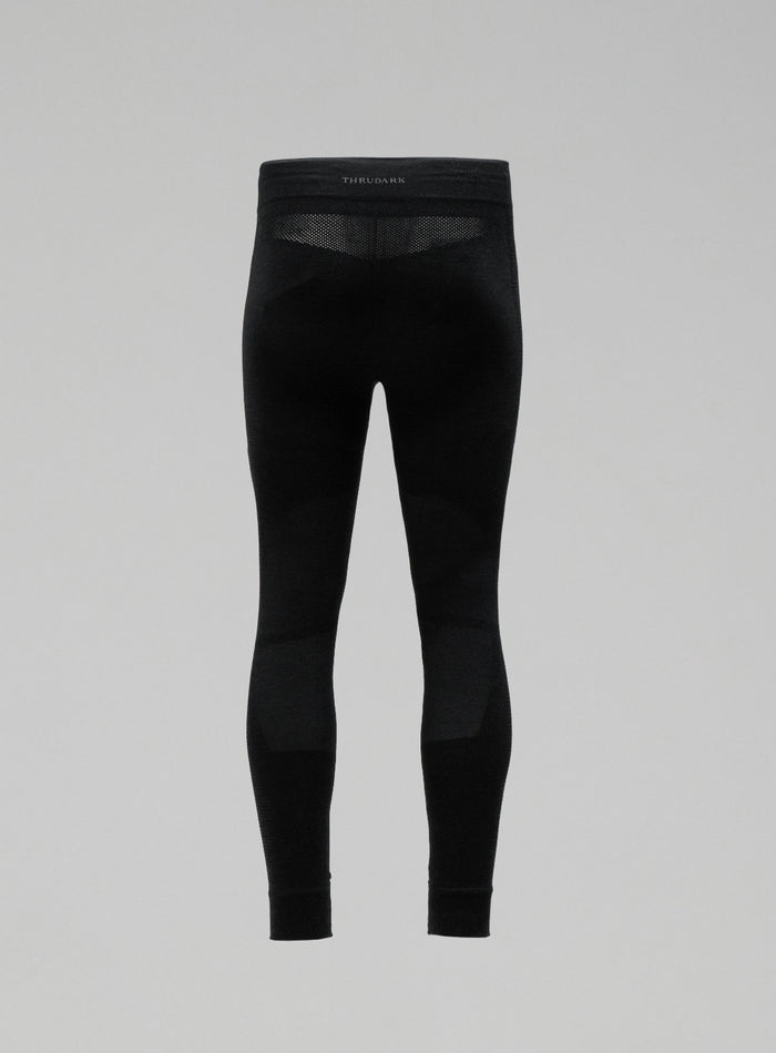 Cut Out Image of Mountain Pro Merino Cordura® Base Layer Bottoms In Obsidian Black (GM)