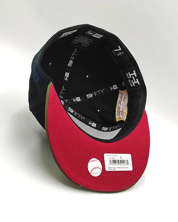 New Era 59fifty fall tones Minnesota Twins anniversary patch hat - navy, olive