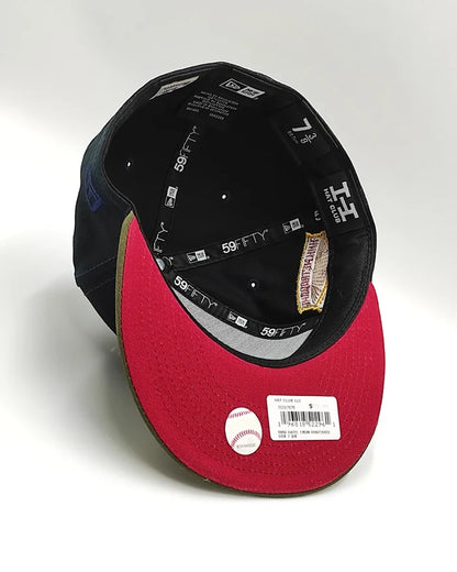 New Era 59fifty fall tones Minnesota Twins anniversary patch hat - navy, olive