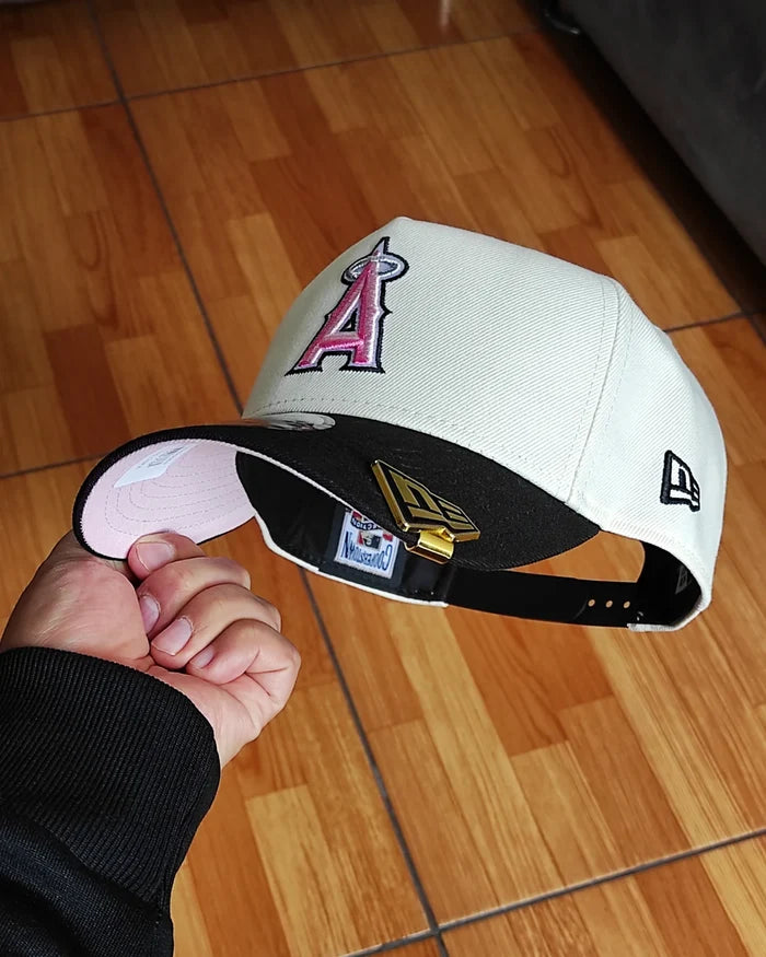 New Era Anaheim Angels 50 TH aniversario Chrome black 9FORTY A-FRAME
