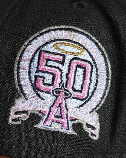 New Era Anaheim Angels 50th aniversario black/pin 9FORTY A-FRAME