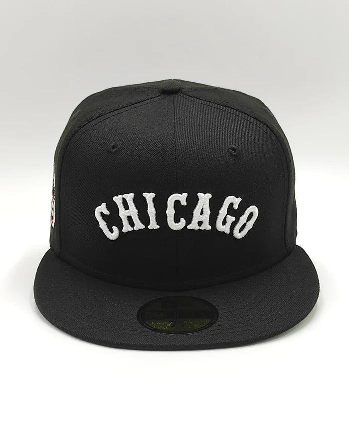 New Era Chicago White Sox comiskey park black throwback edition 59fifty fitted hat