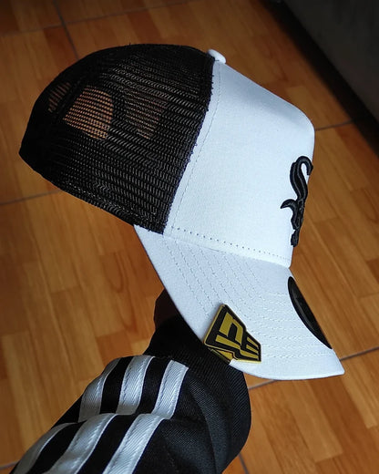 New Era Chicago White Sox  white/black Trucker a-frame