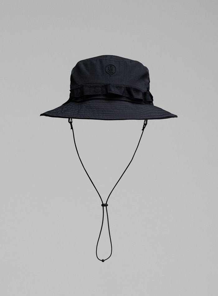 Hem Studio Image of accessory, New Era Desert Bucket Hat in Obsidian Black (SS Accessory)
