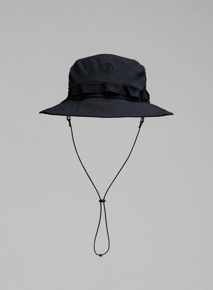 Hem Studio Image of accessory, New Era Desert Bucket Hat in Obsidian Black (SS Accessory)
