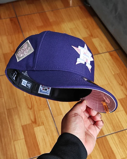 New Era Houston Astros World series 2017 morado/pink 🟣🌸-59 Fifty fitted