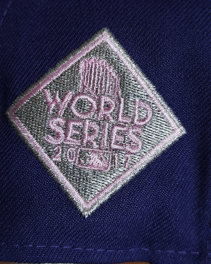 New Era Houston Astros World series 2017 morado/pink 🟣🌸-59 Fifty fitted