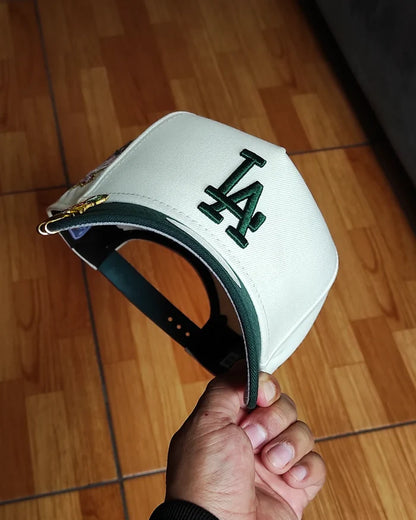 New Era Los Angeles Dodgers 100 th aniversario chromw dark green 9Forty Snapback Hat