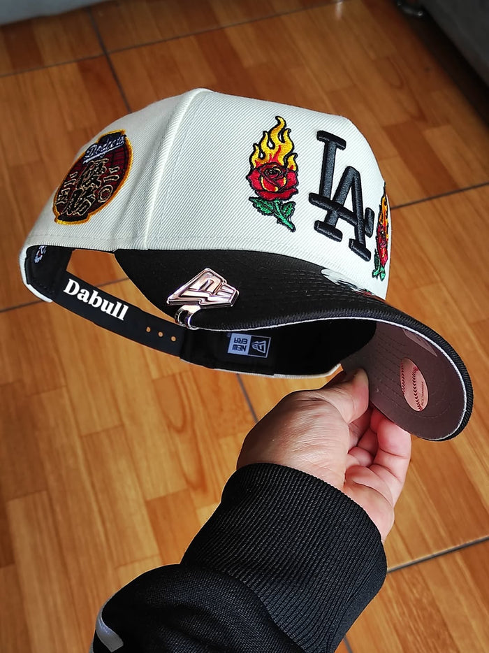 New Era Los Angeles Dodgers World Series Champions 2025 Fire Rose Black Prime Edition 9Forty A Frame Snapback
