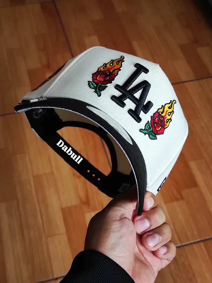 New Era Los Angeles Dodgers World Series Champions 2025 Fire Rose Black Prime Edition 9Forty A Frame Snapback