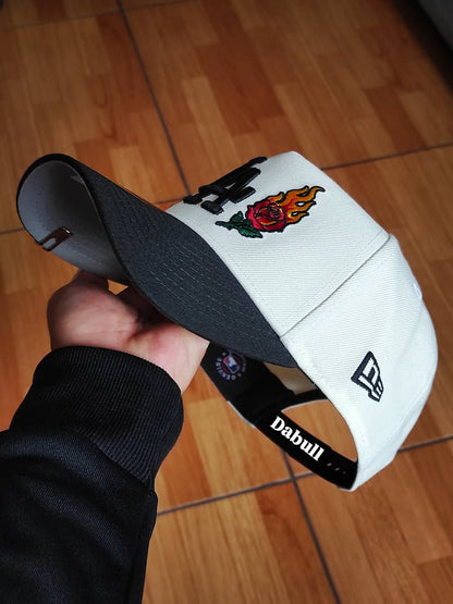 New Era Los Angeles Dodgers World Series Champions 2025 Fire Rose Black Prime Edition 9Forty A Frame Snapback