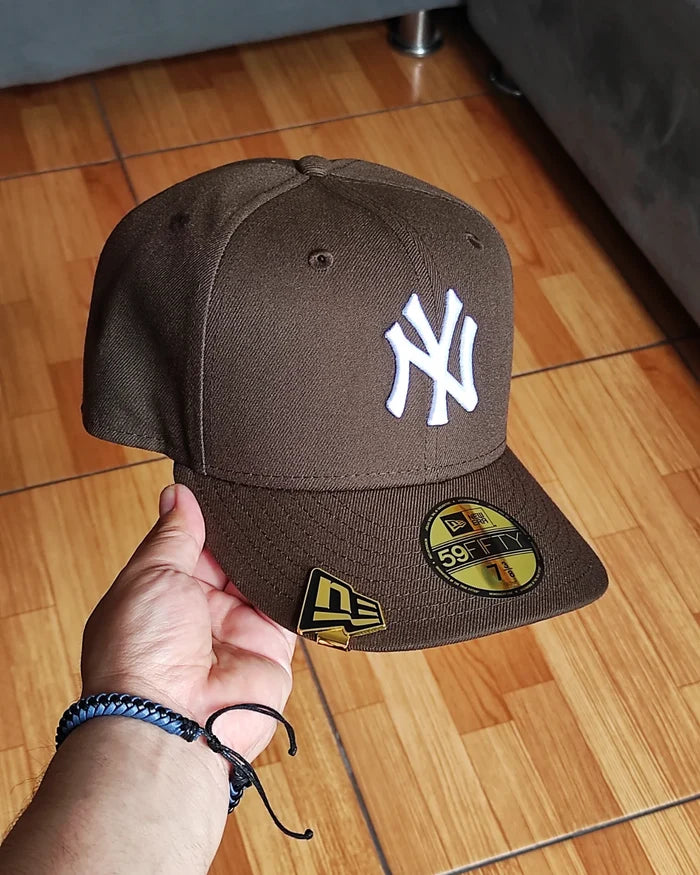 New Era New York Yankees marrón 59 fifty fitted