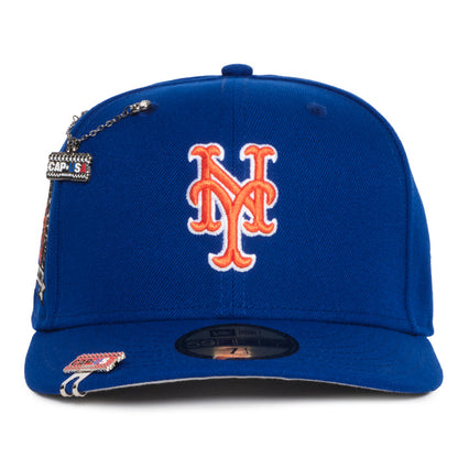 New York Mets All Royal White Outline Logo 25 Years Subway Series