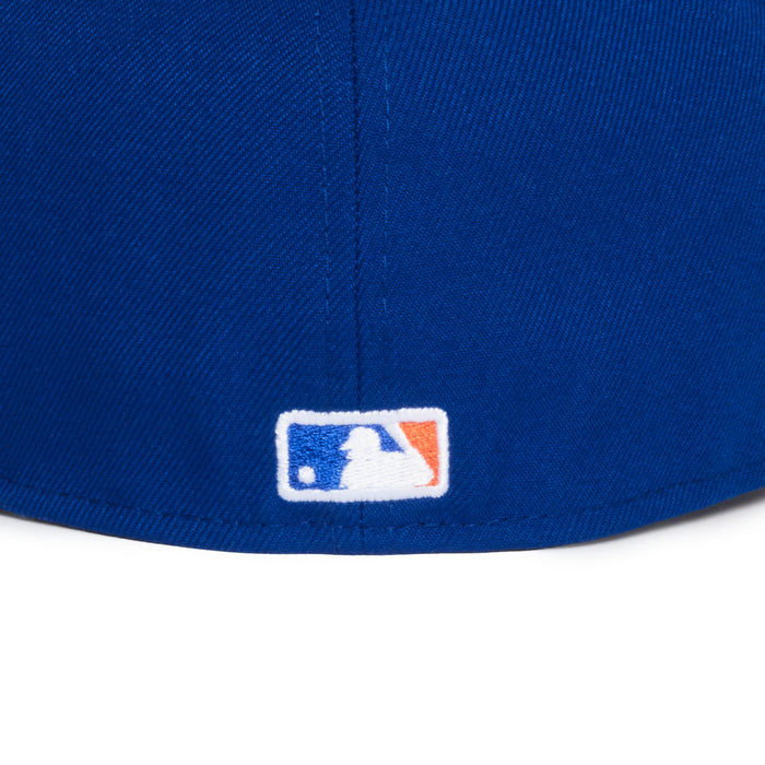 New York Mets All Royal White Outline Logo 25 Years Subway Series