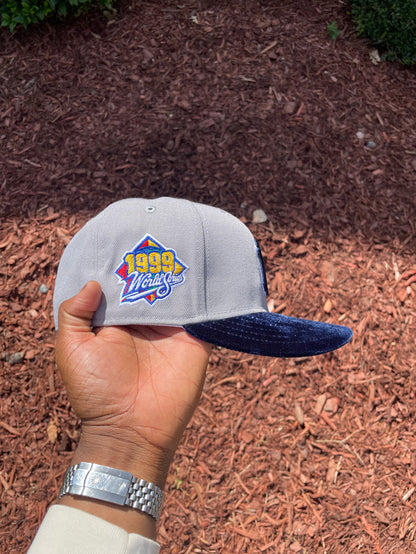 New York Yankees Grey and Velvet Navy 1999 World Series
