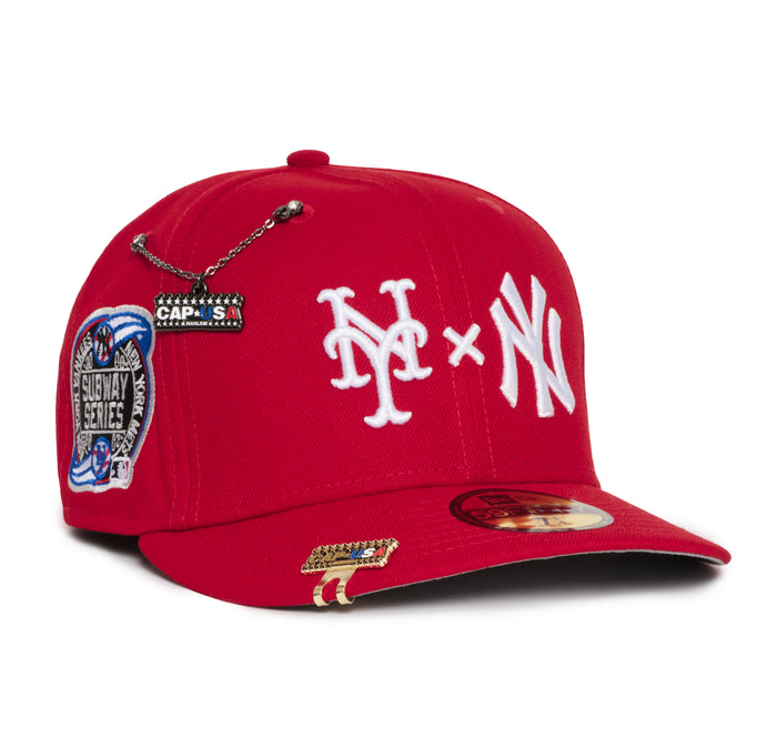 New York Yankees X Mets All Red Subway Series