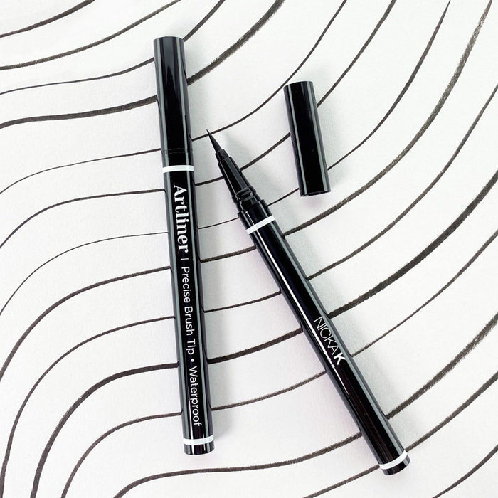 Nicka K New York Artliner Precise Brush Tip n Waterproof - ikatehouse