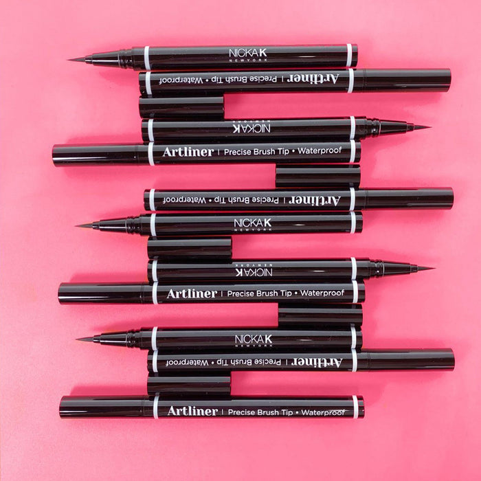 Nicka K New York Artliner Precise Brush Tip n Waterproof - ikatehouse