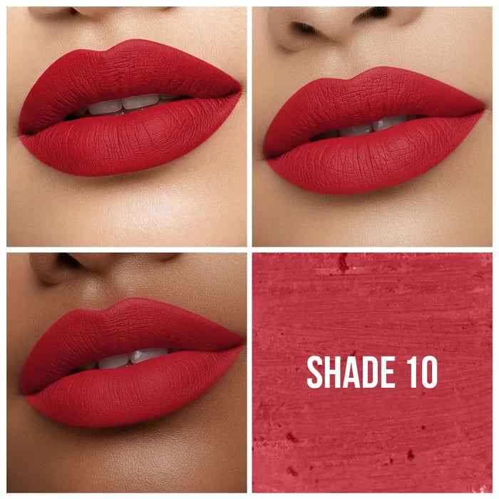 Nior No Transfer Matte Lipstick N0. 10 - 2.8g