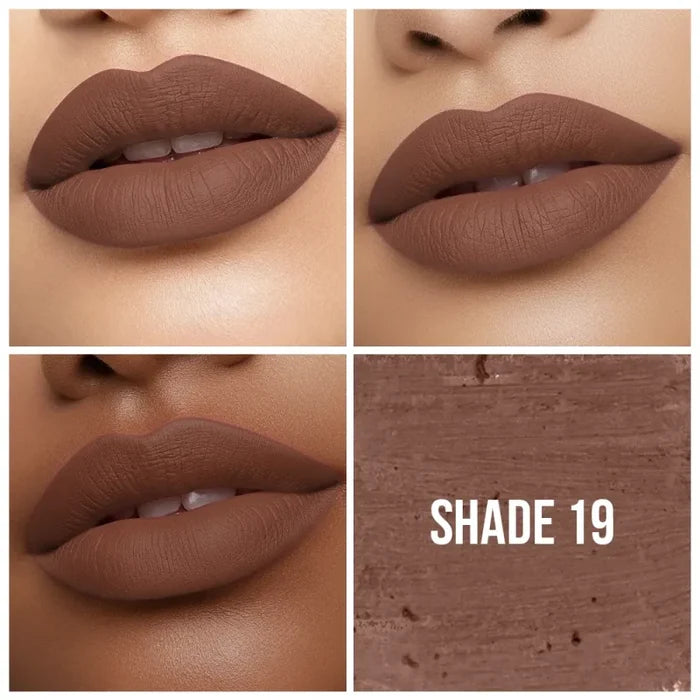Nior No Transfer Matte Lipstick N0. 19 - 2.8g