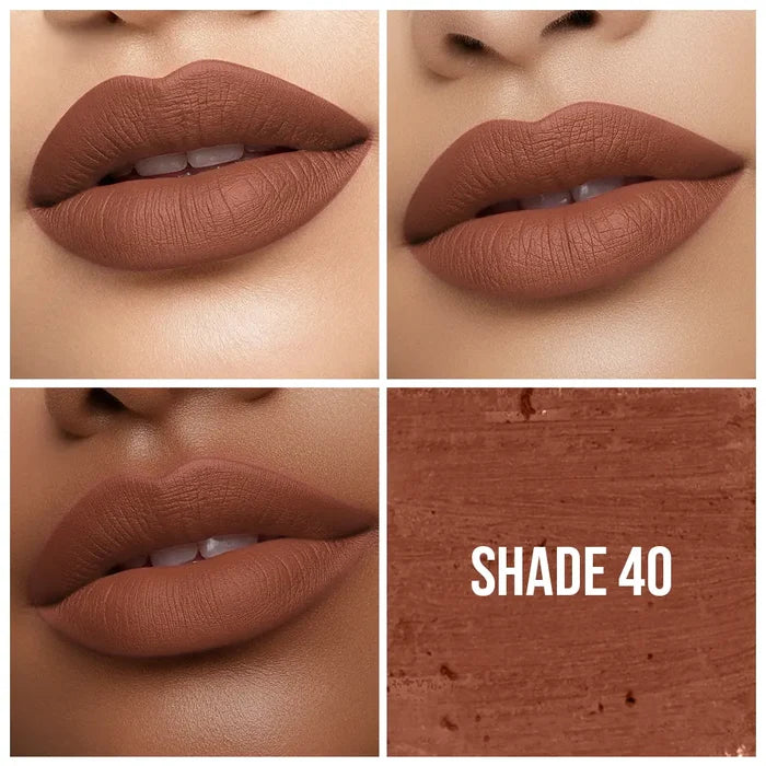 Nior No Transfer Matte Lipstick N0. 40 - 2.8g