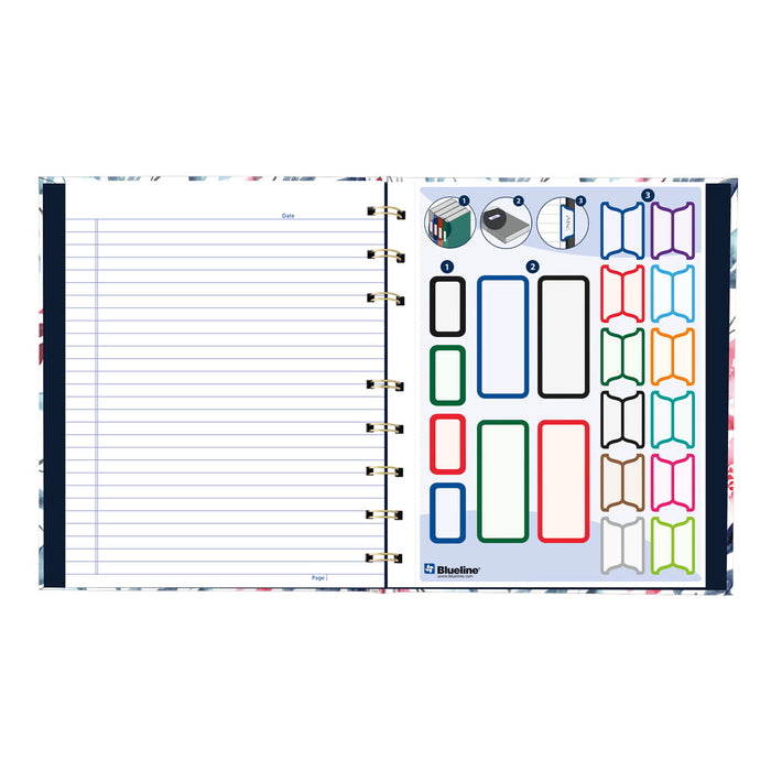 NotePro Notebook Tranguil Blooms A9C.01#color_tranquil-blooms