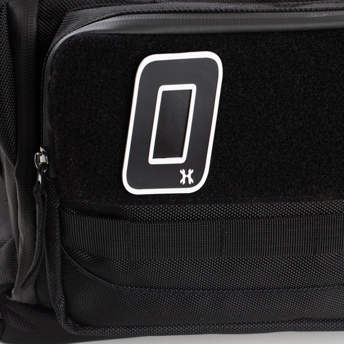 Number "0" Rubber Velcro Patch