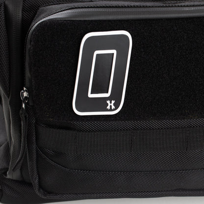 Number "0" Rubber Velcro Patch