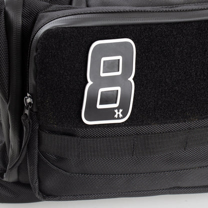 Number "8" Rubber Velcro Patch
