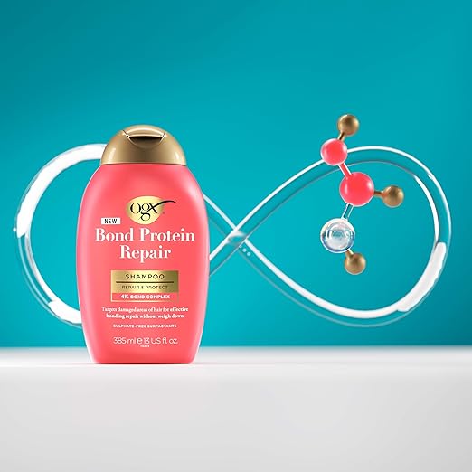 OGX Repair and Protect Bond Protein Repair Shampoo, 385 ml