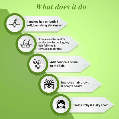 Oil Balance Shampoo for Oily Scalp,Anti-Dandruff,Makes Hair Bouncy & Volume Boost for Thin Hair with Pro -Vitamin B5 & Essential of Lemon & Lavender - Keya Seth Aromatherapy