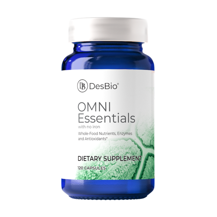 OmniEssentials is a multivitamin and mineral formula that incorporates whole-food vitamins with bioavailable micronutrients.