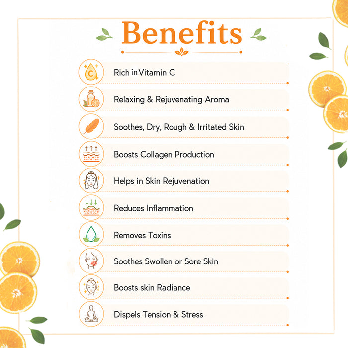 Orange Organic Foaming Soap- Brightening, Rejuvenating, Hydrating with Orange Oil - Keya Seth Aromatherapy