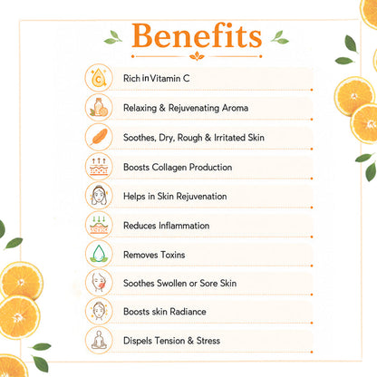 Orange Organic Foaming Soap- Brightening, Rejuvenating, Hydrating with Orange Oil - Keya Seth Aromatherapy
