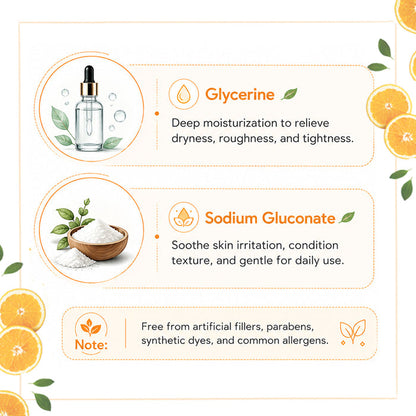 Orange Organic Foaming Soap- Brightening, Rejuvenating, Hydrating with Orange Oil - Keya Seth Aromatherapy