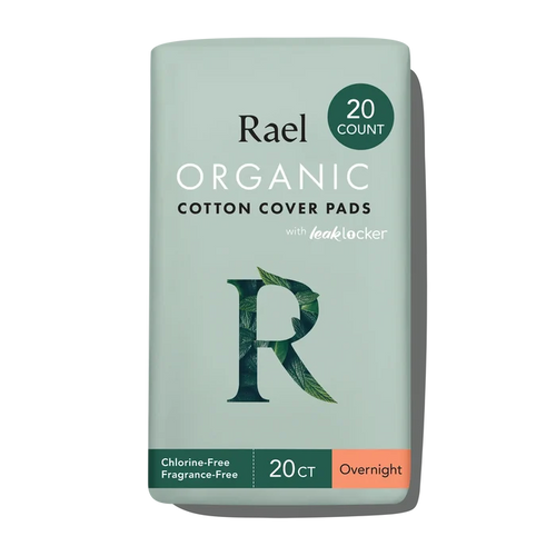 Overnight Organic Cotton Cover Pads With Wings