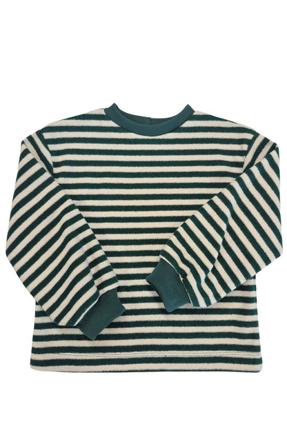 Oversize Sweater | Jungle Green Stripes Kid's Stuff [Trucs d'enfants]
