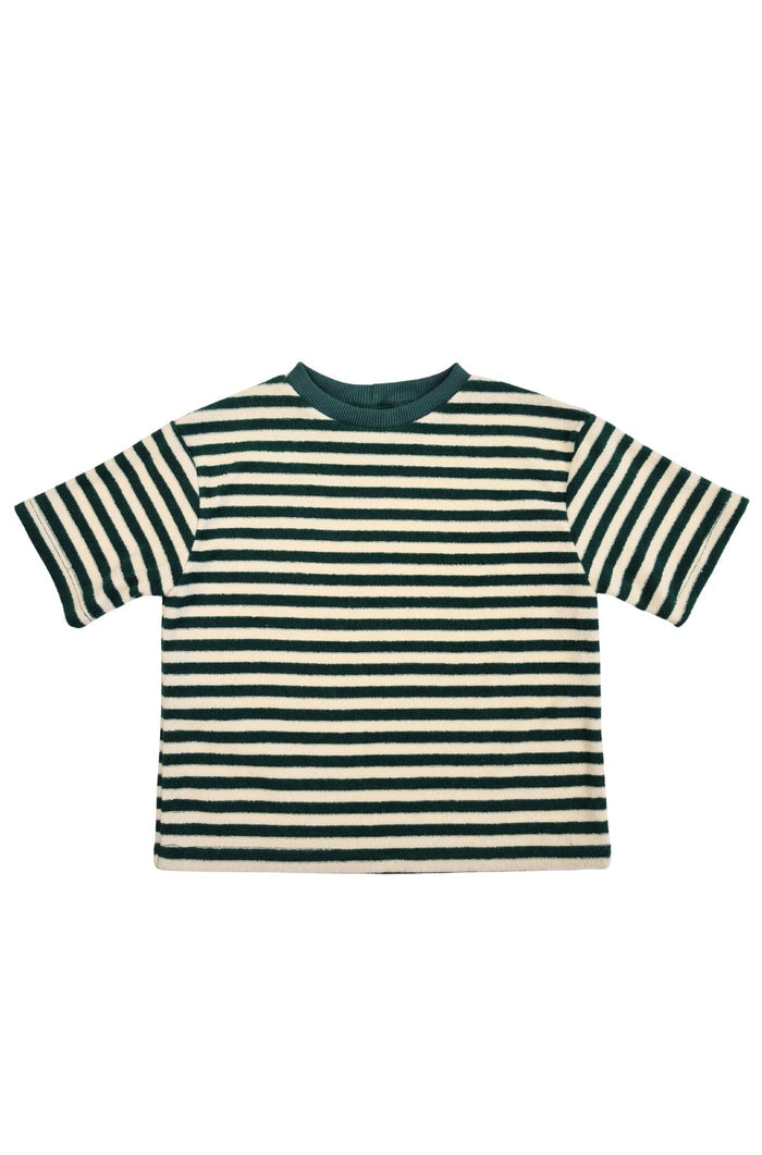 Oversize T-Shirt | Jungle Green Stripes Kid's Stuff [Trucs d'enfants]