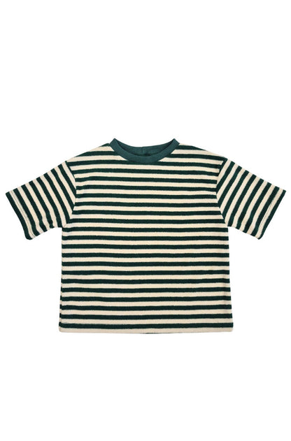 Oversize T-Shirt | Jungle Green Stripes Kid's Stuff [Trucs d'enfants]