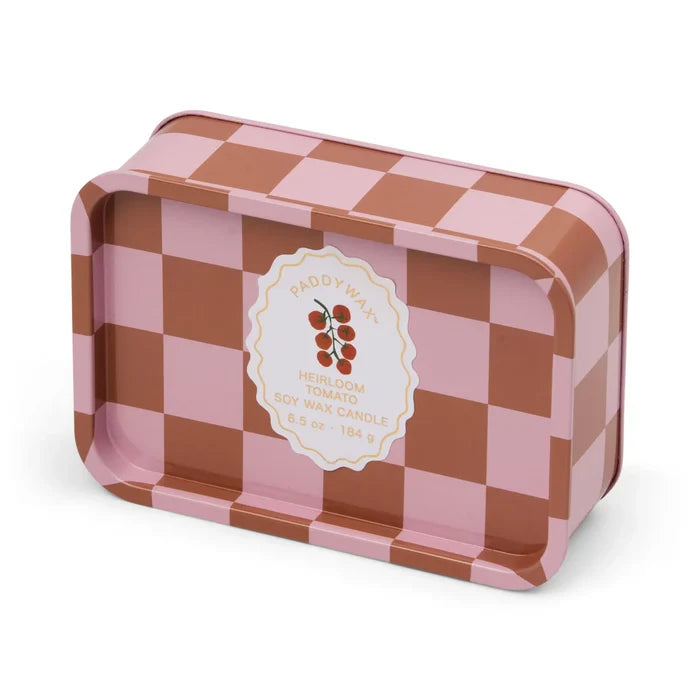 Paddywax Printed Tin Candle - Tomato Vine Heirloom