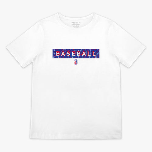 Red Paisley Freedom youth graphic tee — front view