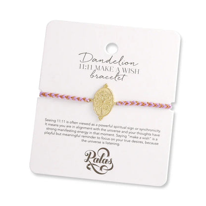 Palas Dandelion ‘11:11 make a wish’ bracelet