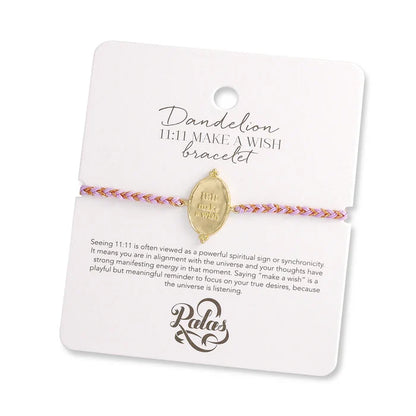 Palas Dandelion ‘11:11 make a wish’ bracelet