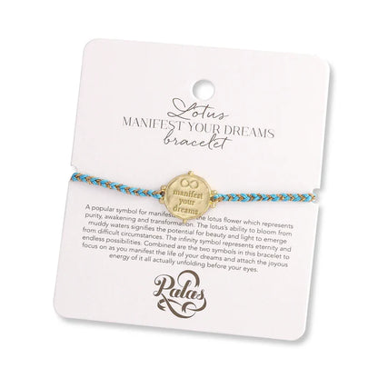 Palas Lotus 'manifest your dreams' bracelet