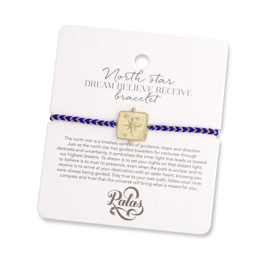 Palas North star 'dream believe receive' bracelet
