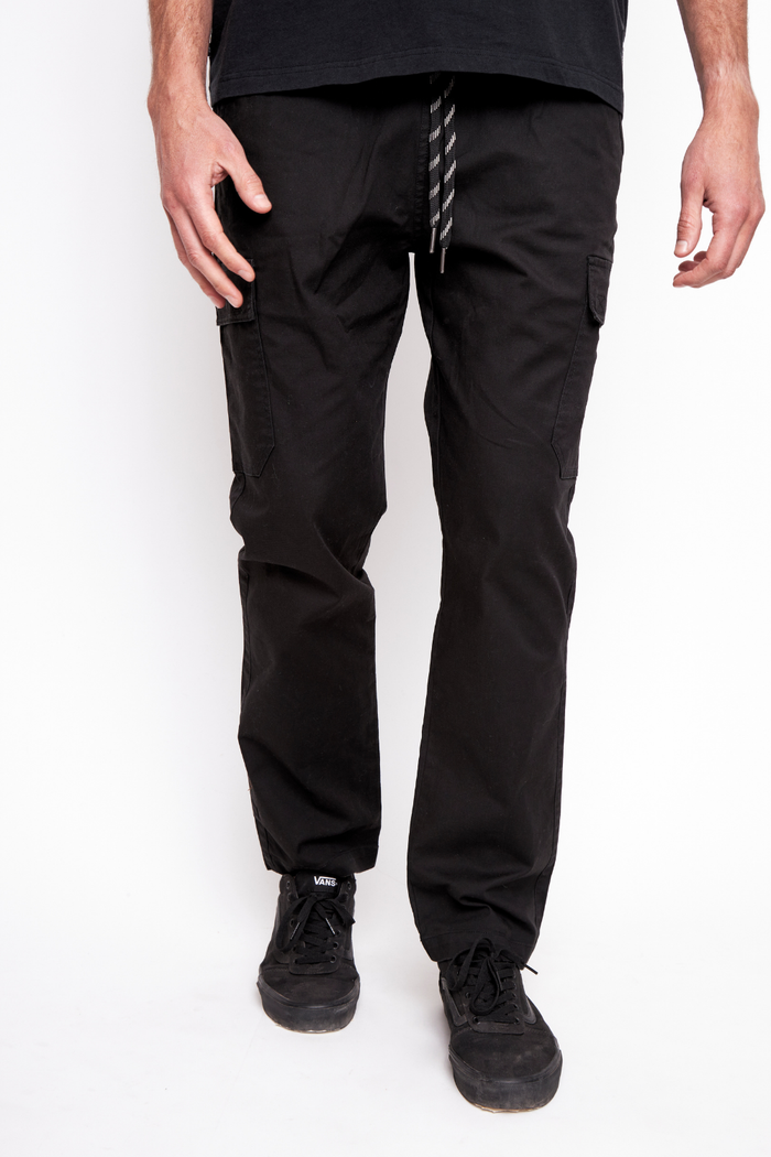Pantalón Greco Orgánico Negro Hombre